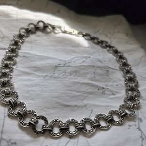 Vintage  SS Art Deco Marcasite Necklace - Elegant Women's Jewelry
